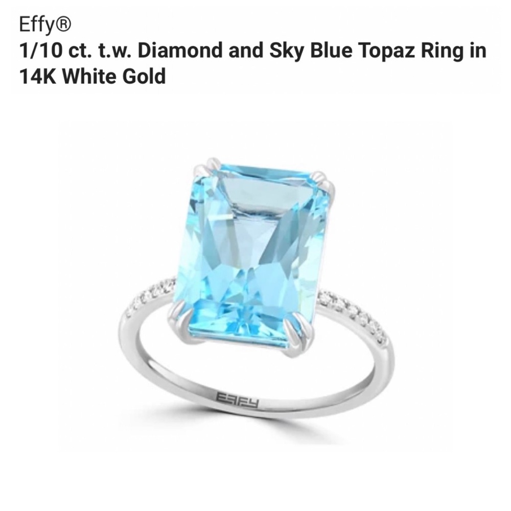 Effy Sky Blue Topaz Ring